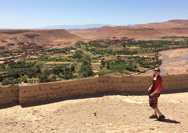 Morocco: On a road trip to the Sahara Desert from Marrakesh, taking a quick stop in AitZineb in Ourzazate province